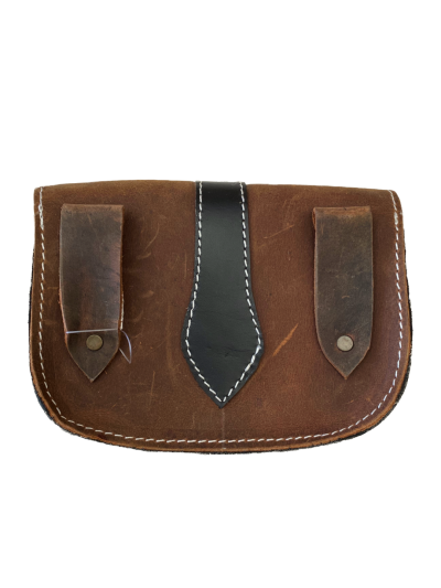 Trollfelsen Gürteltasche Asfrid schwarz kaffeebraun hinten